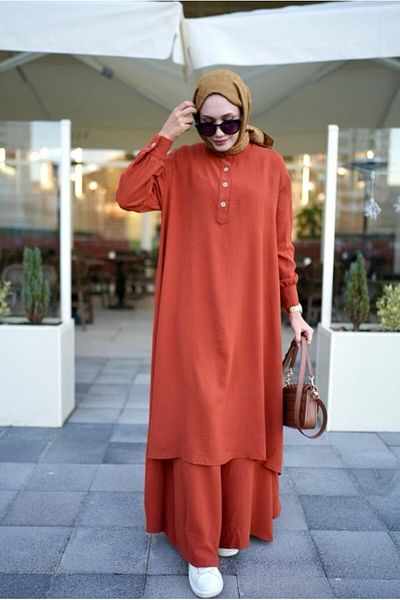 NS Moda Hijab Saye Set Tile Model-509