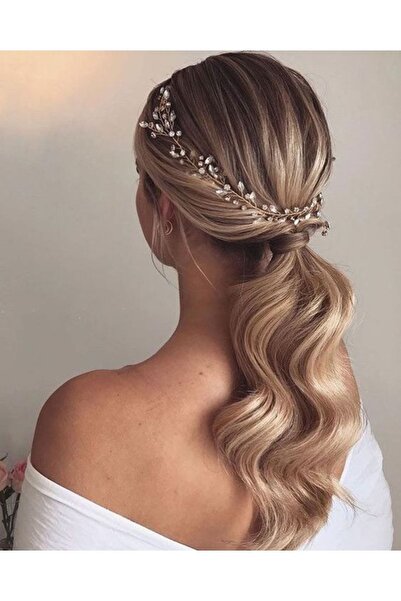 bbays new trend PARLAK KRİSTAL Gelin Tacı,düğün Nikah Tacı Saç Aksesuarı ,Gel...