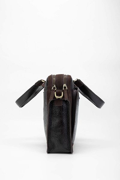 Tamer Tanca Genuine Leather Men's Briefcase - Brown