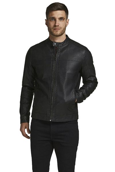 Jack & Jones Ανδρικό δερμάτινο μπουφάν 12182461