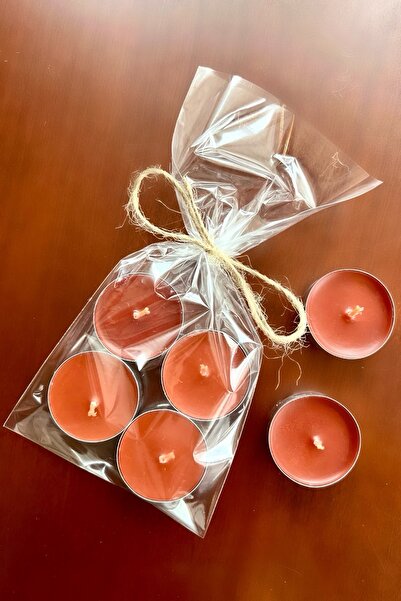 Metanoyaco 4'lü Tealight Mum (Kırmızı)