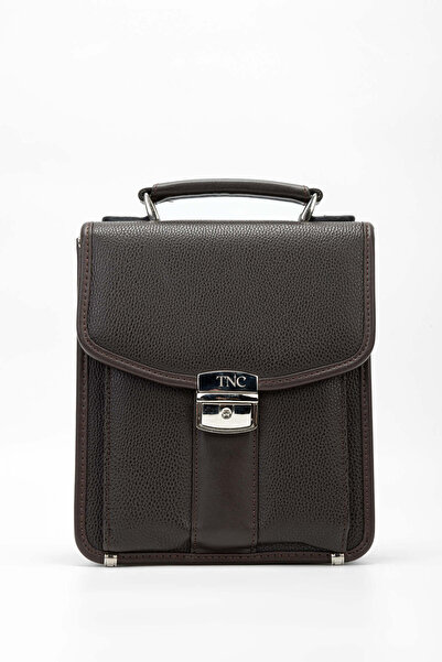 Tamer Tanca Erkek Vegan Kahverengi El Çantası