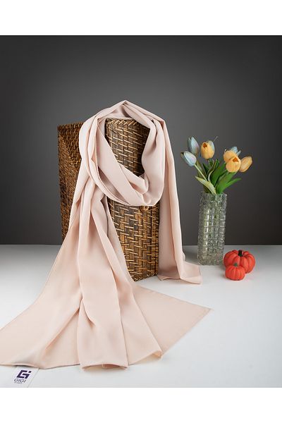 Scarf Μεταξωτό Σάλι Medina - Μπεζ -