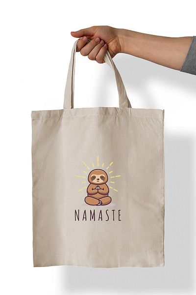 remonz Τσάντα Nameste Printed 100% Cotton 35x38 cm