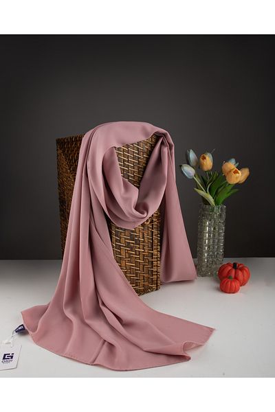 Scarf Μεταξωτό σάλι Medina - Πούδρα -