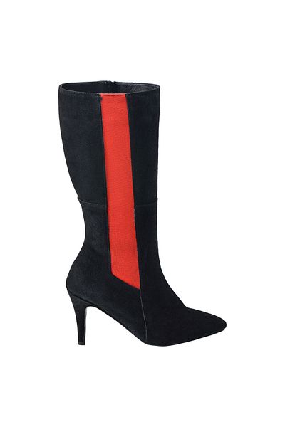 Moosefield Genuine Leather Black Women's Boots