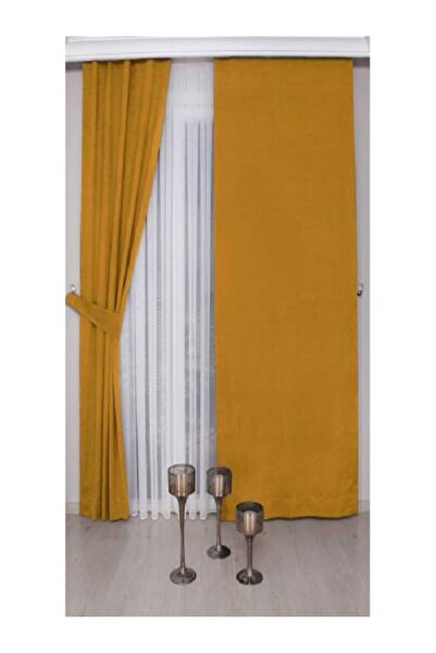 DKF Dekor DKF NEWSOFT FON PERDE-1 KANAT-PİLESİZ DİKİM