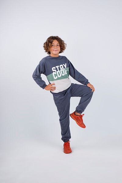 Harika KIDS Σετ φόρμας Boy's Stay Cool με εμπριμέ πλεκτό Basic