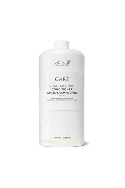 Keune Vital Nutrition Nourishing Conditioner, Moisturizing Care for Dry and Damaged Hair, 1000ml