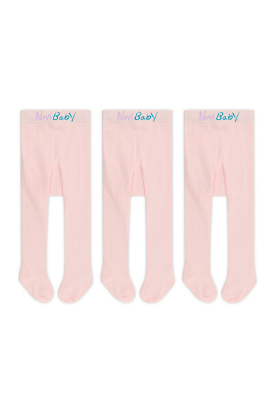 Novibaby عبوة من 3 جوارب طويلة قطنية للأطفال، جوارب مدرسية قطنية للأطفال حديث...
