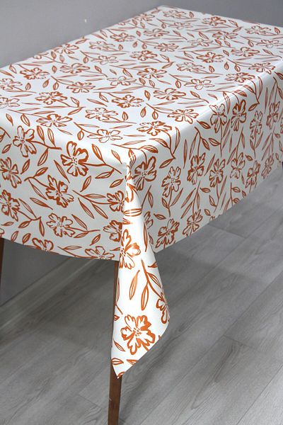 DDHOME Lined Erasable PVC Oilcloth Tablecloth 205-C