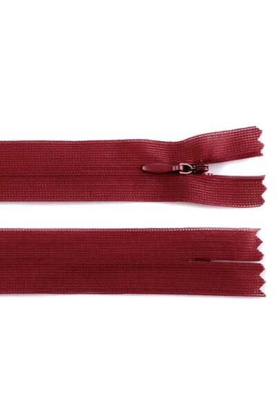 e tuhafiye 4 bucăți de fermoar pentru rochie în tonuri de roșu visiniu (în in...