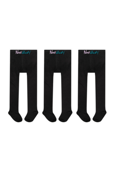 Novibaby 3 Pack Baby Cotton Pantyhose, Children's Newborn Cotton Girls Boys School Socks, White Ecru Pink