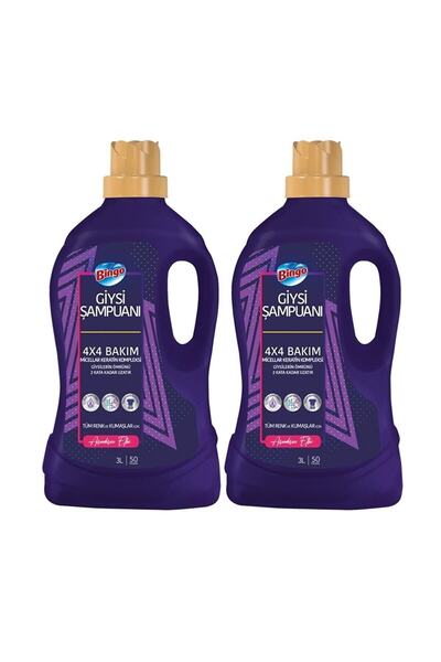 Bingo Giysi Şampuanı Arındırıcı Etki 3l X2 Adet