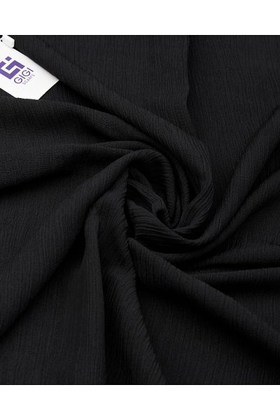 Scarf Σάλι Crinkle - Μαύρο -
