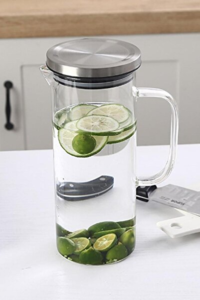Paçi Metal Kapaklı Claudie Cam Sürahi 1500 ml P/cam-400983
