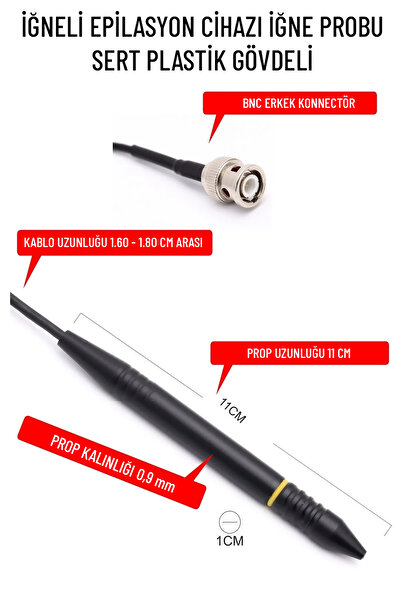 Cesa İĞNELİ EPİLASYON CİHAZI İĞNE PROBU - Sert Plastik Gövdeli