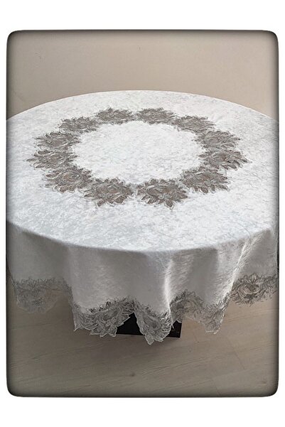 ÇeyizHan Yuvarlak Fiskos Masa Örtüsü