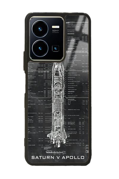 Spoyi غلاف هاتف لامع بتصميم Vivo Y35 Apollo Plan