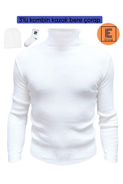 SR Tekstil 3-piece combination sweater beret socks EMKA
