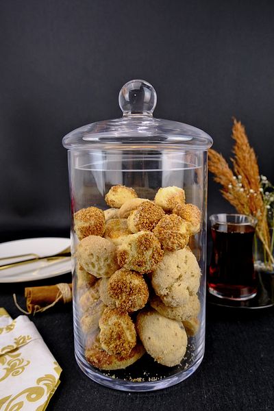 Digithome Single Glass Lid Food Storage Container Jar Transparent 23.5 Cm – KV.SLN.003 C1-1-288