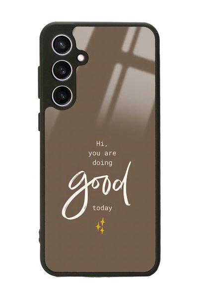 Spoyi Glossy Phone Case for Samsung S23 Fe Good Today Design
