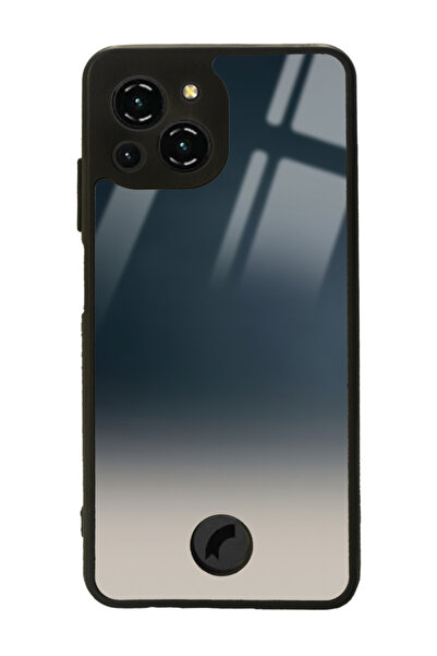 Spoyi Reeder S23 Pro Max Mavi Geçiş Tasarımlı Glossy Telefon Kılıfı