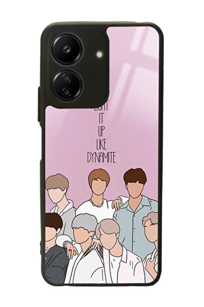Spoyi Xiaomi Redmi 13C BTS K-Pop Tasarımlı Glossy Telefon Kılıfı