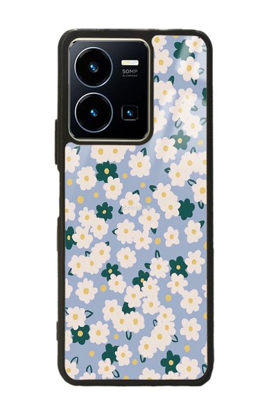 Spoyi غلاف هاتف لامع لهاتف Vivo Y22s بتصميم نمط ديزي