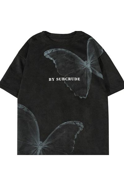 Gofeel Y2k By Subcrude Butterfly Unisex Oversize T-shirt