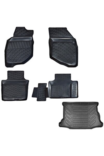 Rizline Honda Jazz 3D Havuzlu Paspas + 3D Bagaj Havuzu 2002 - 2008 Arası Araç...