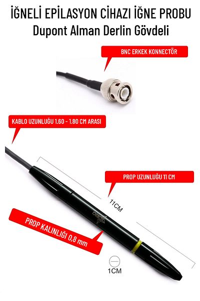 Cesa Dupont German Derlin Body Needle Hair Removal Device - Needle Probe