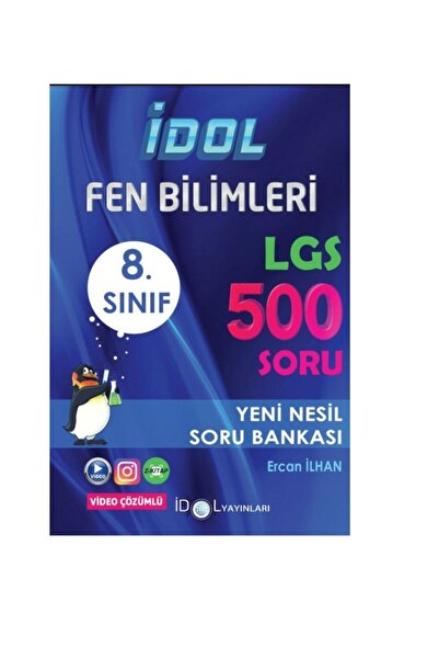 İdol Yayınları Idol 8.sınıf Fen Bilimleri Lgs 500 Yeni Nesil Soru Bankası