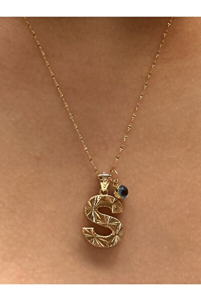 Hakan Güler Kuyumculuk Altın 3 Boyutlu S Harfli Aynalı Zincir