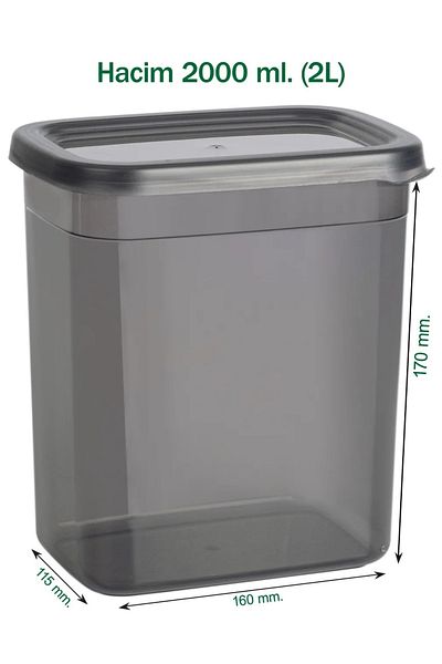 Markayolu 2 Liter Colorful Powder Detergent Storage Container with Label