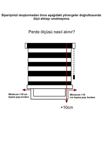 GİVAYO STOR Beyaz Dar Pliseli Zebra Stor Perde