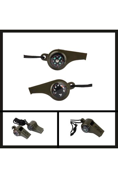 Uygunayakala Uyguna-Catch H3-1 Argeus Graduated Whistle with Compass-PUS.019