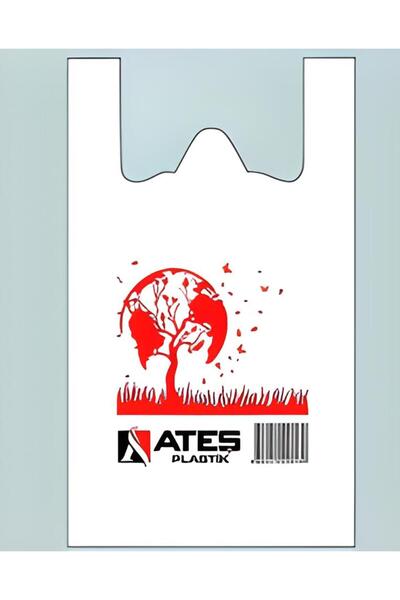 Ateş Plastik Baskılı Atlet Torba, Baskılı Market Poşeti