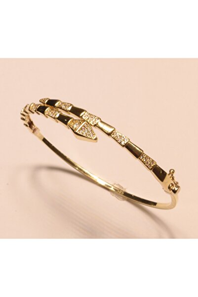 Hakan Güler Kuyumculuk 14 Ayar Altın Yılan Model Kelepçe Bilezik