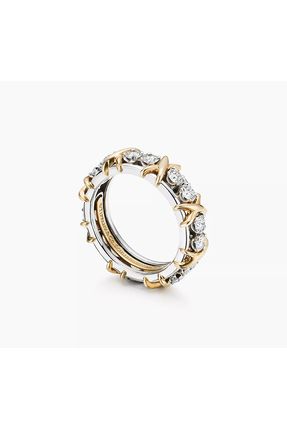 POSE DONS JEWELLERY Tiffany Co. Tarz Schlumberger Sixteen Stone Ring Fiyat Yorumlar Trendyol