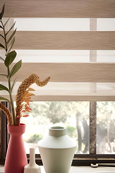 Givayo Mobilya SÜTLÜ BAMBU ZEBRA PERDE