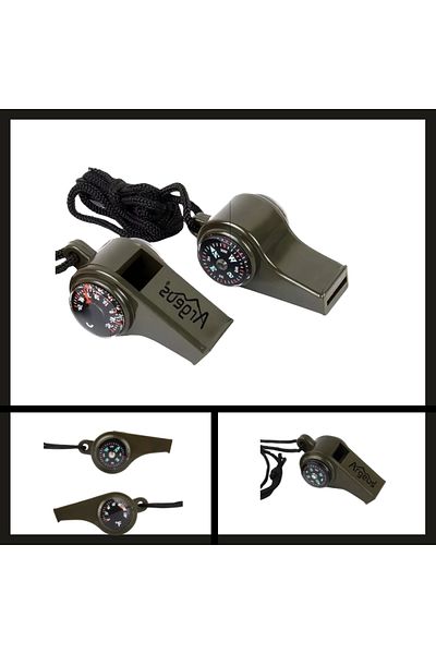 Uygunayakala Uyguna-Catch H3-1 Argeus Graduated Whistle with Compass-PUS.019