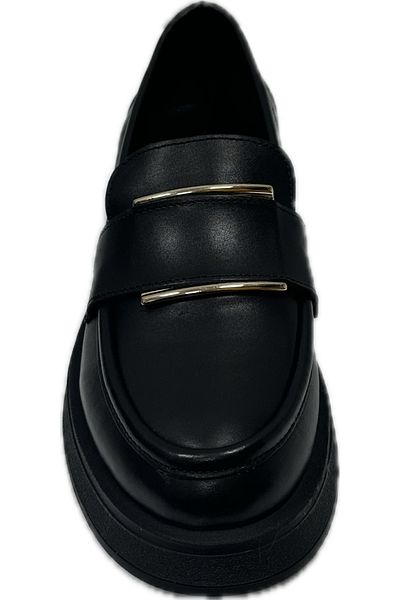 Rachel Milano 33105 Pantofi de damă casual din piele naturală neagră
