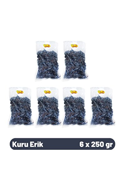 Batca Kuru Erik 250 Gr X 6 Adet Dilimlenmiş Erik Kurusu - (1,5 Kg)