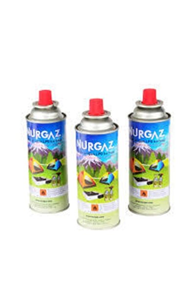NURGAZ 3 Adet Ng207 220 gr Valfli Lpg Gaz Kartuşu
