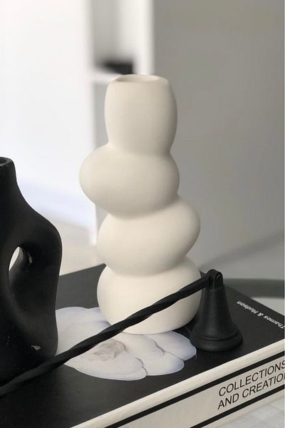Mandalin Art Studio 17 cm Mini Pebble Decorative Vase
