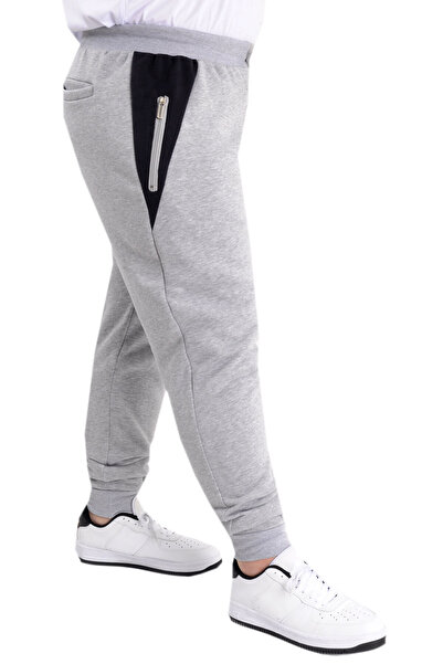 ModeXL Чоловічі спортивні штани великого розміру з ганчіркою 3 нитки 23519 Grimelanj