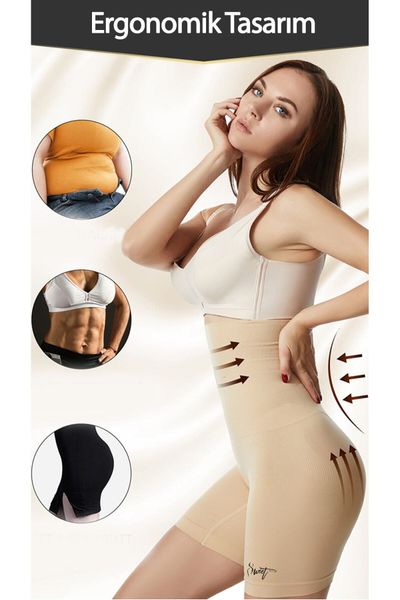 Cecimer Skin Colored Back Supported Breastfeeding Corset Bodysuit, Reducing  1 Size - Trendyol