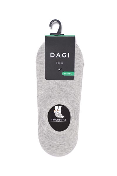 Dagi Ballerina-Socken für Herren in Grau-Melange