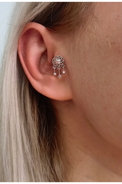 Bylin Cerrahi Çelik Piercing Küpesi- Bar Uzunluğu 6 Mm-kalınlığı 0,8 Mm-1 Adet